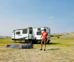 Solarlösungen beim Campen
